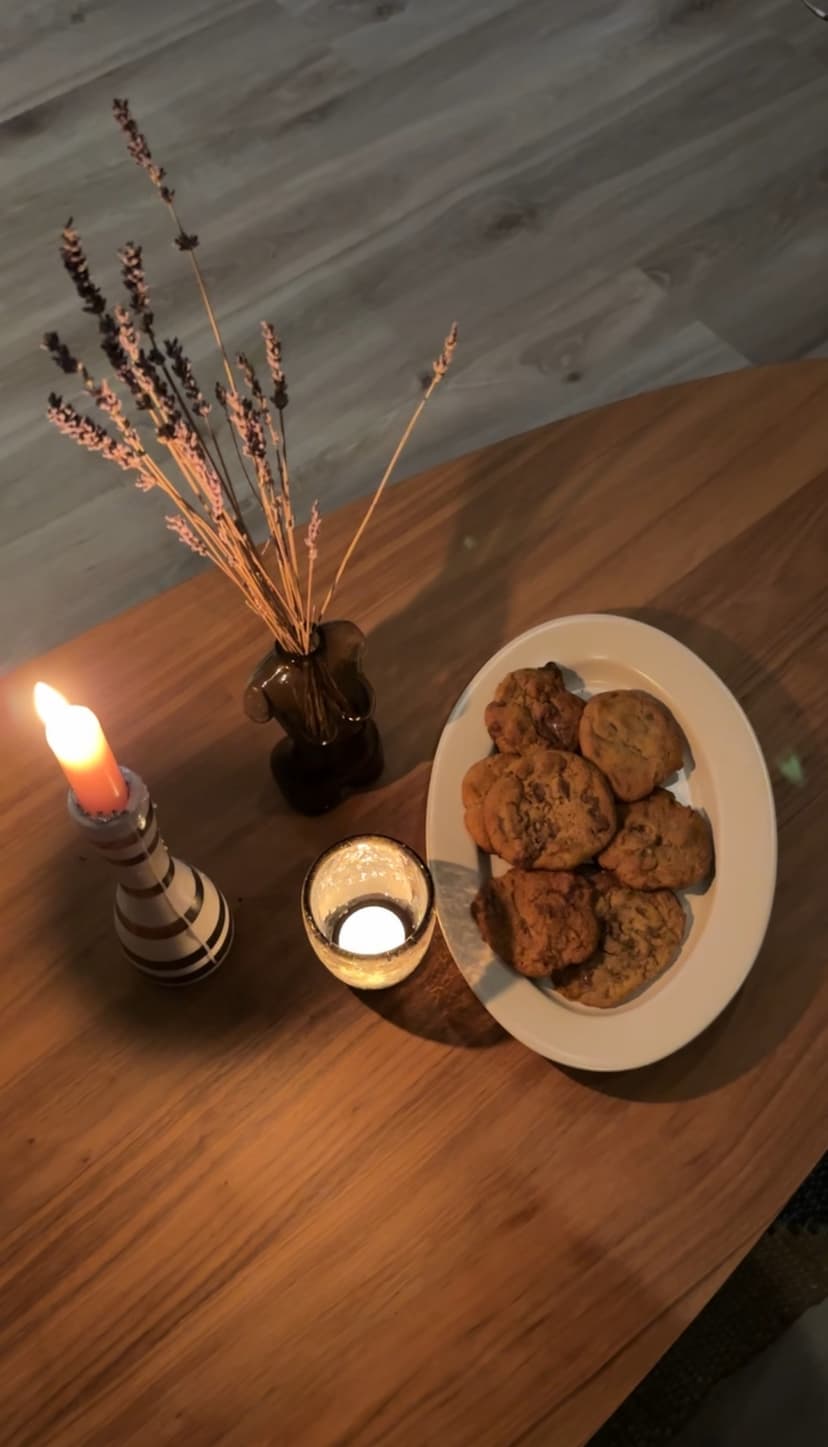 Ferdigstekte cookies